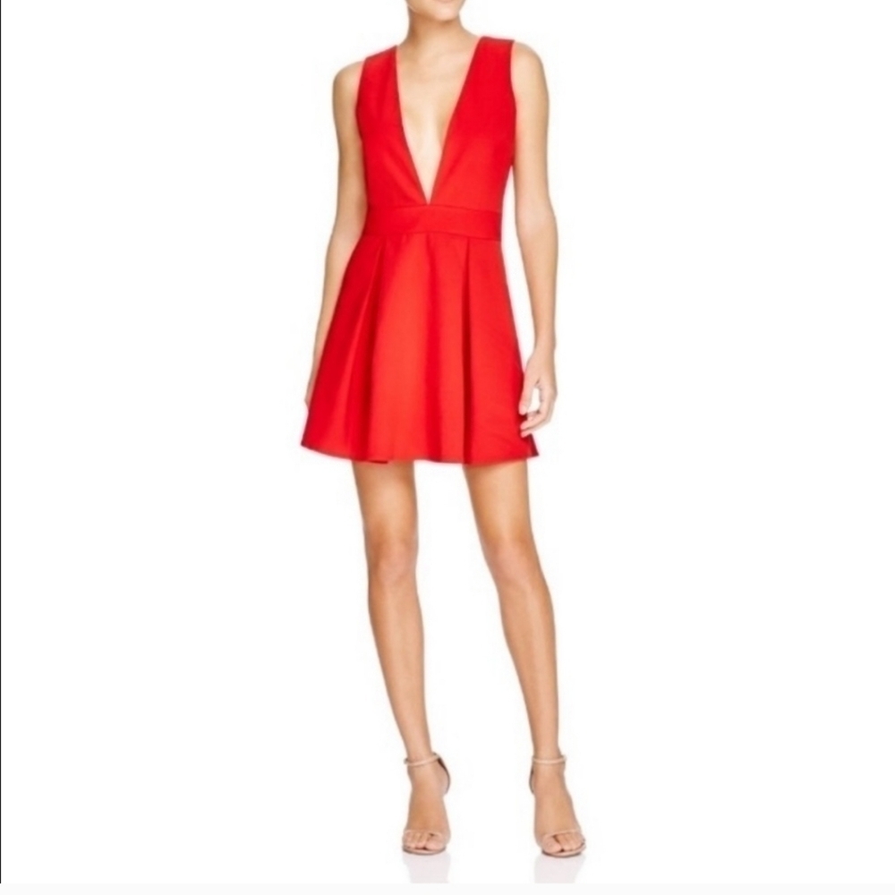 LucyParis Women's Mini Dress Red Size Small